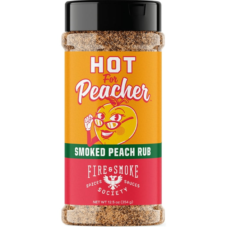 Fire & Smoke Society Hot for Peacher BBQ Seasoning Rub - 12.5 oz