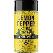 Fire & Smoke Society Lemon Pepper Seasoning, Chicken, Wing Seasoning, 6 oz Mixed Spices & Seasonings