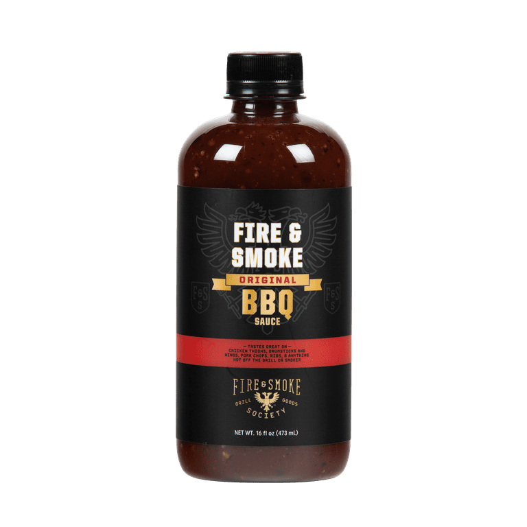 Fire Smoke Society Original Savory BBQ Sauce 16oz. Walmart