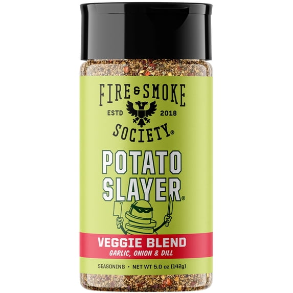 Fire & Smoke Society Potato Slayer Vegetable Seasoning Blend, 5 Ounce Mixed Spices & Seasonings