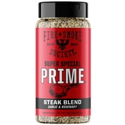 Fire & Smoke Society Super Special Prime, Steak Seasoning, BBQ Rub 10.1 Ounce Mixed Spices & Seasonings