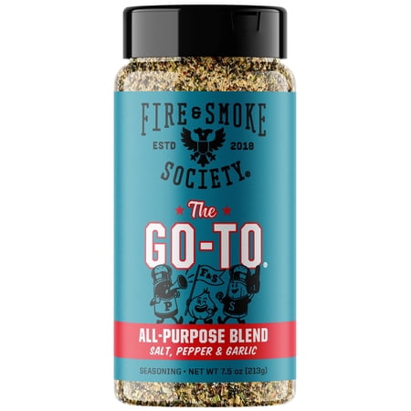 Fire & Smoke Society The Go-To All Purpose Seasoning, 7.5 oz