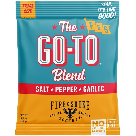 Fire & Smoke Society The Go-To All Purpose Seasoning Mix, 0.5 oz Packet