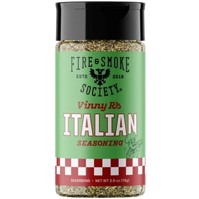 Fire & Smoke Society Vinny R's Italian Seasoning, 2.8 Ounce Mixed Spices & Seasonings