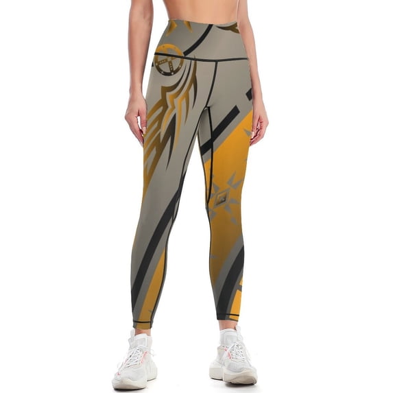 Fire Spirit Orange Leggings push up tights for sportswear gym Women's push up Womens Leggings