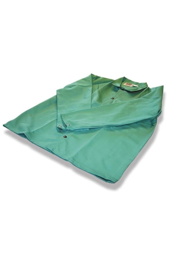 Fire Stop Jacket with Snap Fasteners, XL - Green
