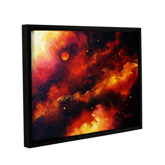 Fire-Storm Gallery Wrapped Floater-framed Canvas by Marina Petro