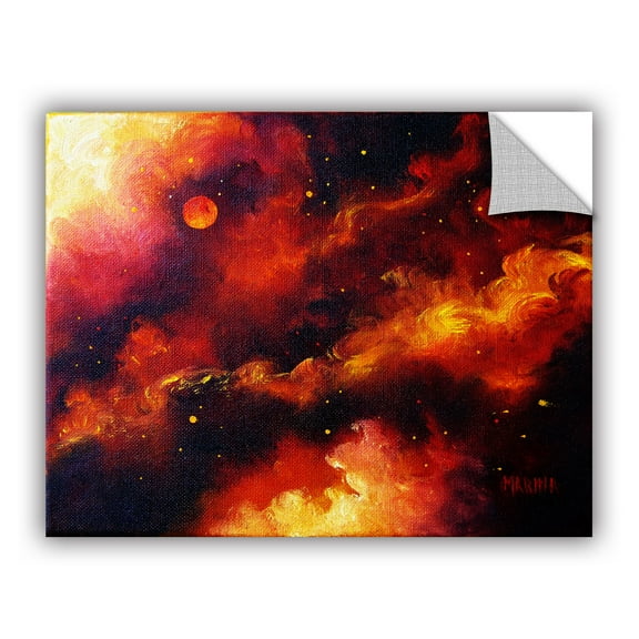 Fire-Storm Removable Wall Art Mural by Marina Petro