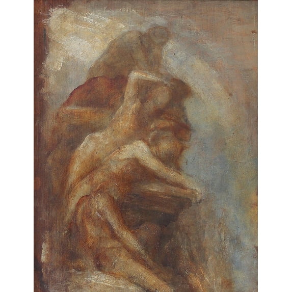 Fire, Study for the Carlton House Terrace Fresco, The Elements Poster Print by George Frederic Watts (18 x 24)
