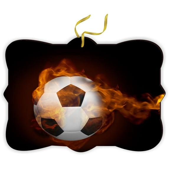 Fire Surrounding you're the soccer Ball Pink - for Car Interior Rear View Mirror Hanger Car Accessories Interior Decoration Hanging Ornament Fancy Christmas Tree Ornament for Christmas