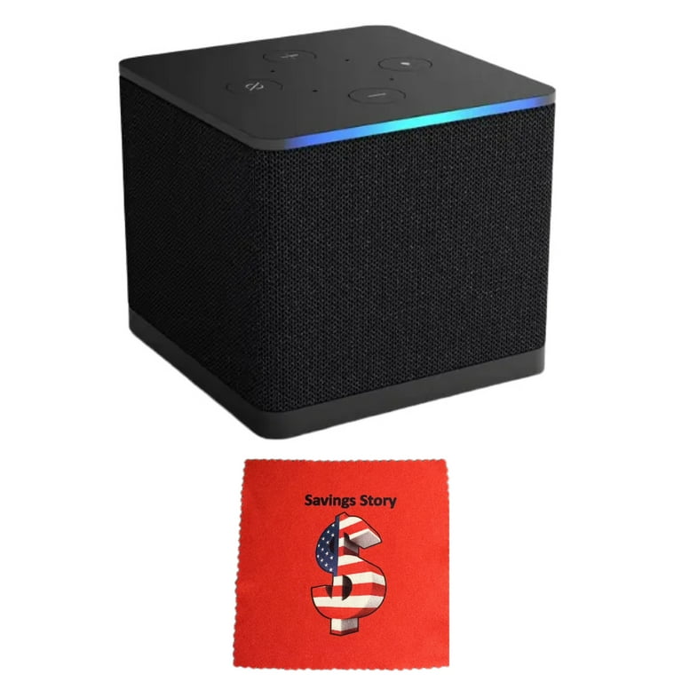 Fire_TV Cube 4k (3rd Gen) Hands-free Streaming with Alexa, Wi-Fi 6E, Free  Cleaning Cloth 