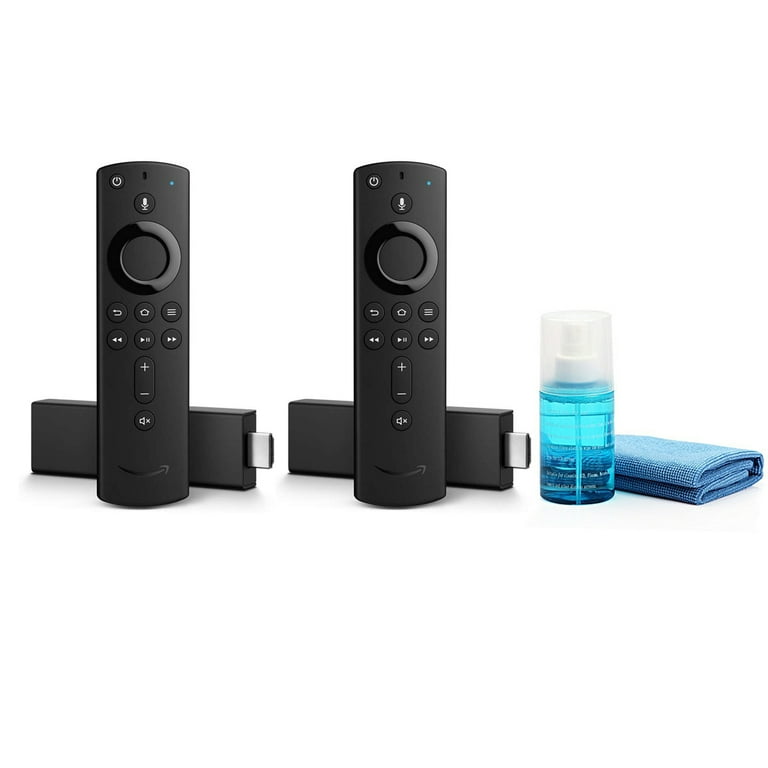 Fire TV Stick 4K streaming device with Alexa built in, Alexa Voice Remote  (2 Pack) 