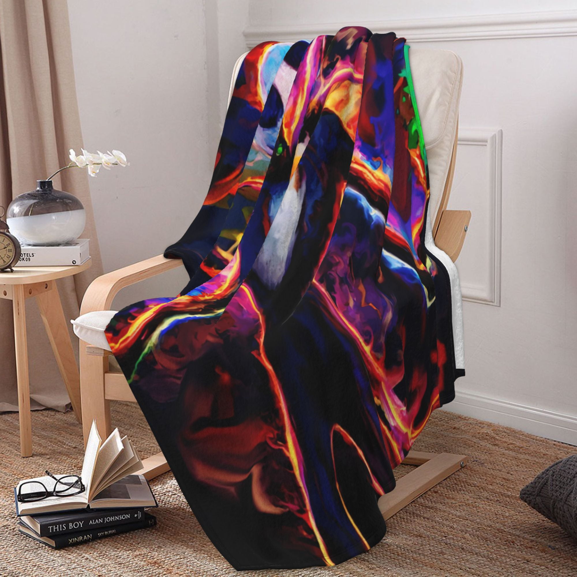 Fire The Nightmare Before Christmas Blanket for Couch Bed Throw Blanket