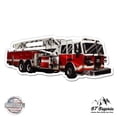 thumbnail image 1 of Fire Truck - 5" Vinyl Sticker - For Car Laptop I-Pad - Waterproof Decal, 1 of 1