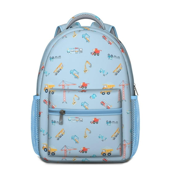Fire Truck Design Waterproof School Backpack - Durable & Lightweight with Spinal Support, Stylish Daypack for Teens