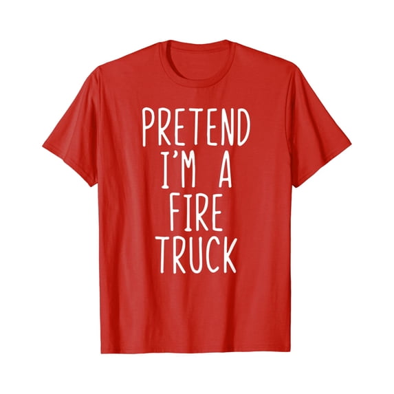 Fire Truck Easy Costume Graphic T-Shirt - Walmart.com