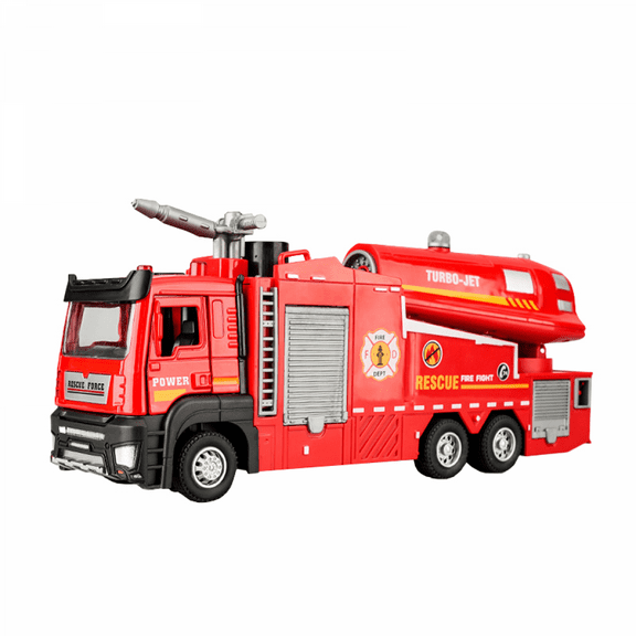 Fire Truck Toy for Toddlers, Fire Engine Toy with Shooting Water,Spray & Lights for Boys Girls Christmas Birthday Gifts