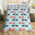 Fire Truck for Kids Boys Red Fire Fighting Supplies Patter Duvet Cover