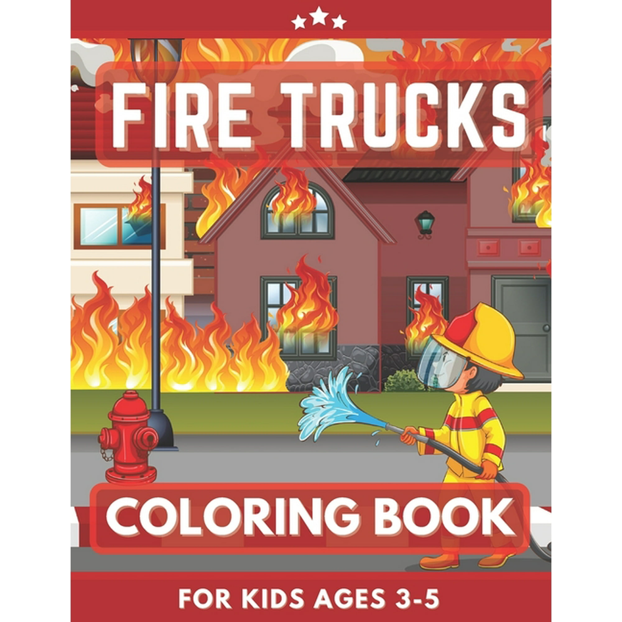 girl firefighter coloring page
