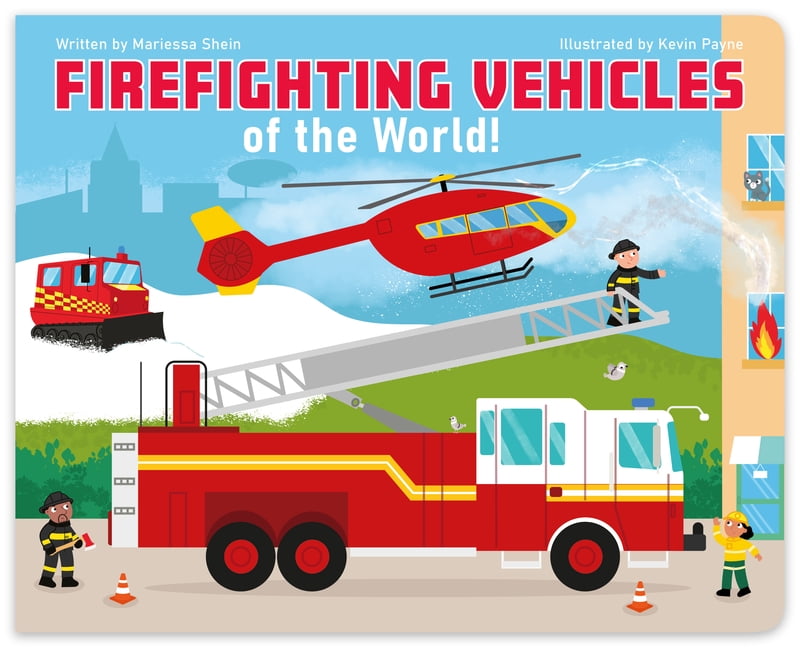 Busy Machines Firefighting Vehicles of the World, Book 1, (Board Book)