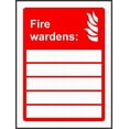 thumbnail image 1 of Fire Warden Sign Safety Sign Danger Warning Notice Tin Sign 8x12, 1 of 5