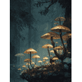 thumbnail image 1 of Fire Watch Tower Forest Sunset Canvas Art Print for Living Room Bedroom Kitchen Hallway Home Decor, 1 of 8