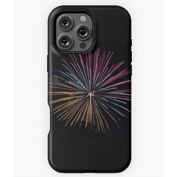 Fire Works Night Sky Celebration Phone Case for iPhone 16 15 14 13 12 11 Pro Max