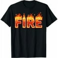 thumbnail image 1 of Fire and Ice Matching Funny 2025 Halloween Costume T-Shirt, Sizes S-5XL - Gategoo, 1 of 3