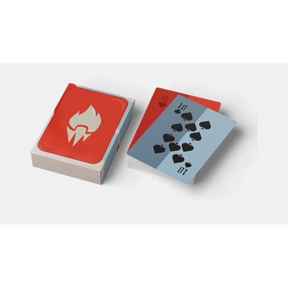 Fire and Ice Playing Cards by Bennett Schierloh
