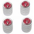 thumbnail image 1 of Fire and Rescue Firefighter Firemen Maltese Cross Tire Rim Wheel Aluminum Valve Stem Caps, Multiple Colors, 1 of 1