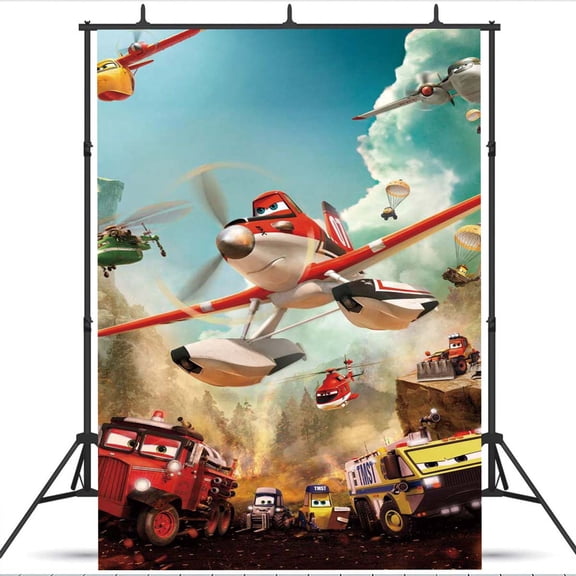 Fire and Rescue Party Supplies Background Backdrop Taspestry Banner Poster Decor Decorations