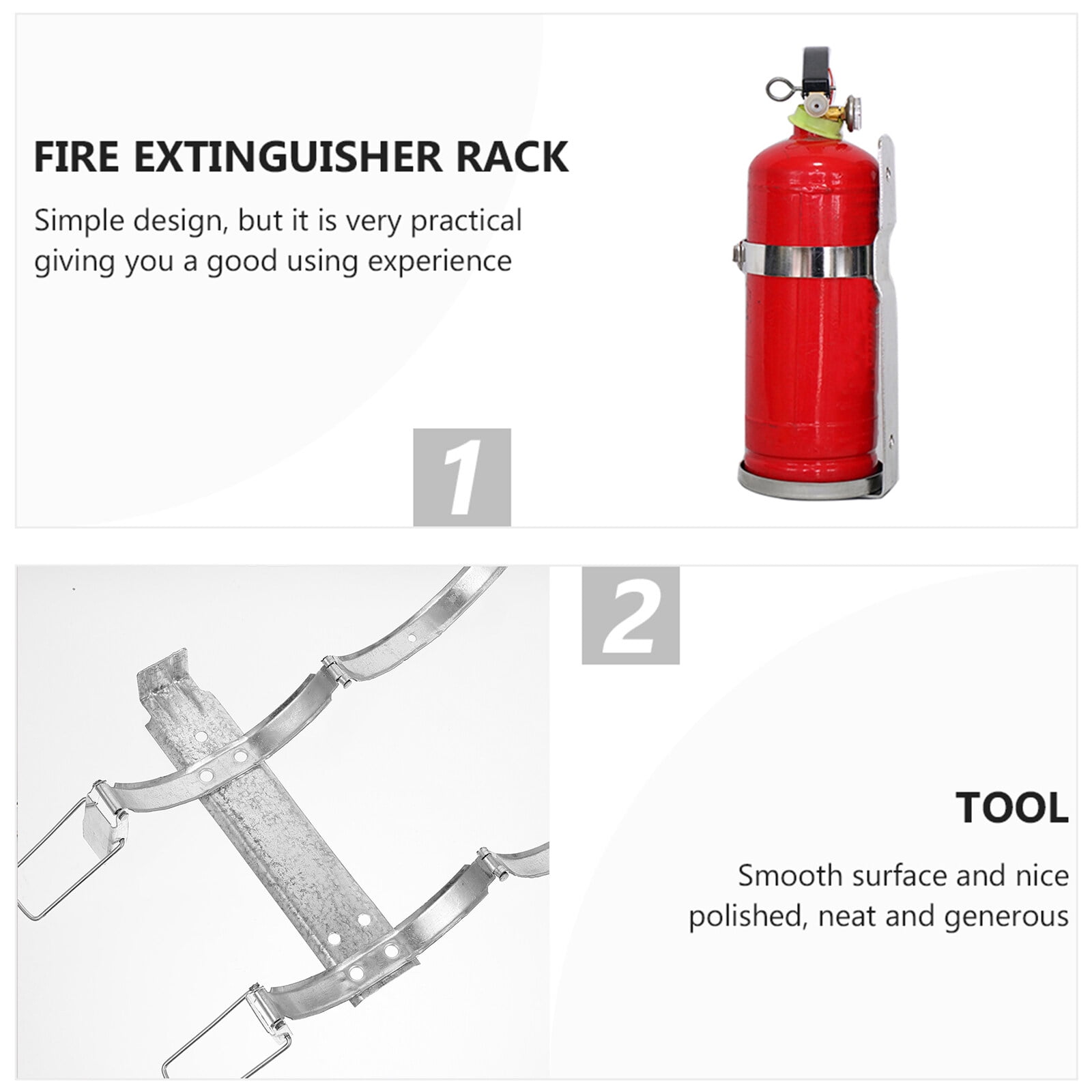 Fire extinguisher hanger 1pc Wall Mounted Fire Extinguisher Hanger Iron