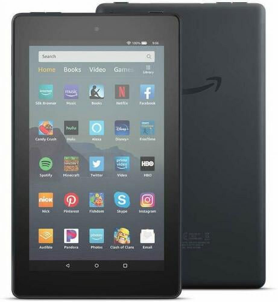 Fire7, 7" Tablet - 16GB (2019) - Black M8S26G - image 1 of 2
