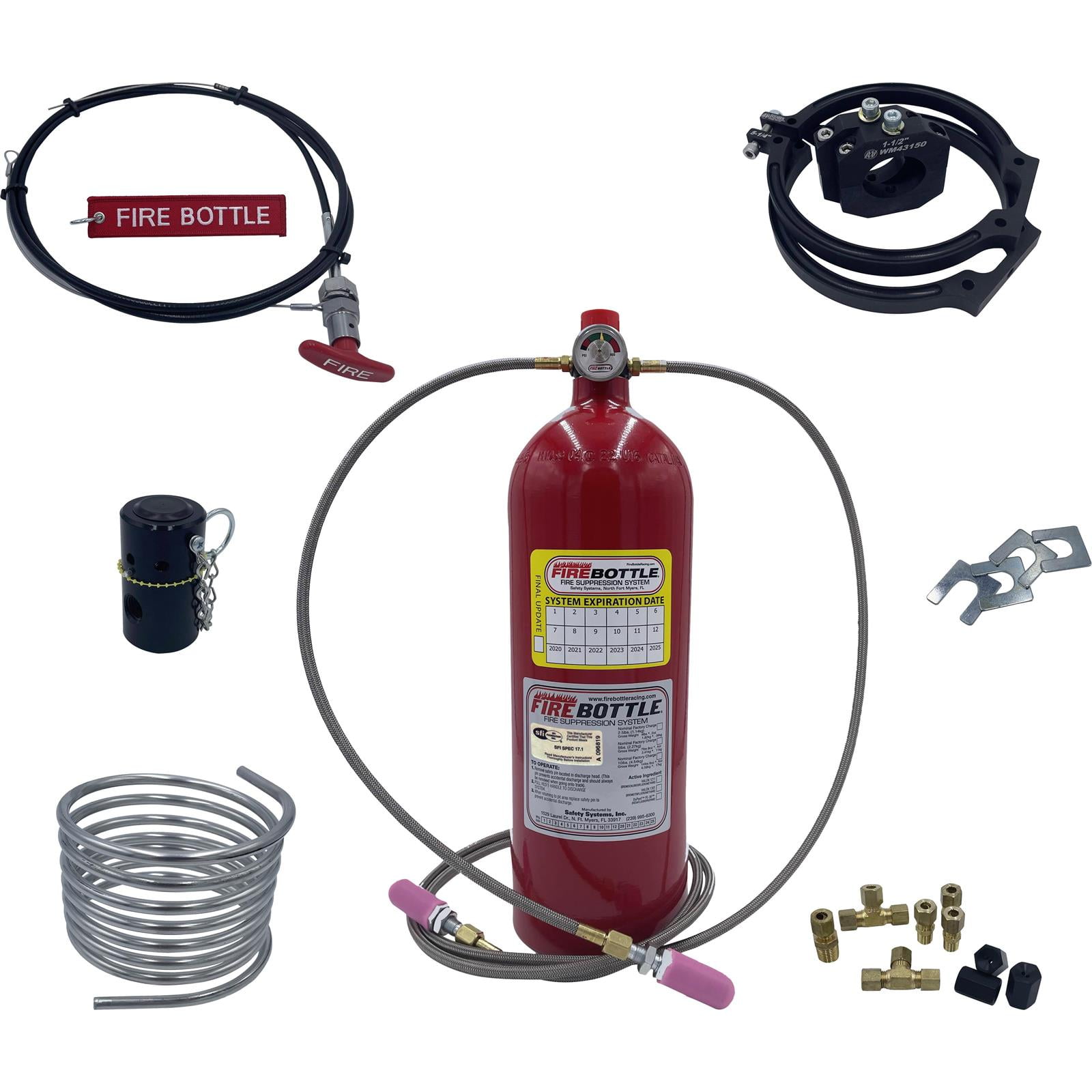 FireBottle AMRC1002 Automatic Fire System, 10 lbs