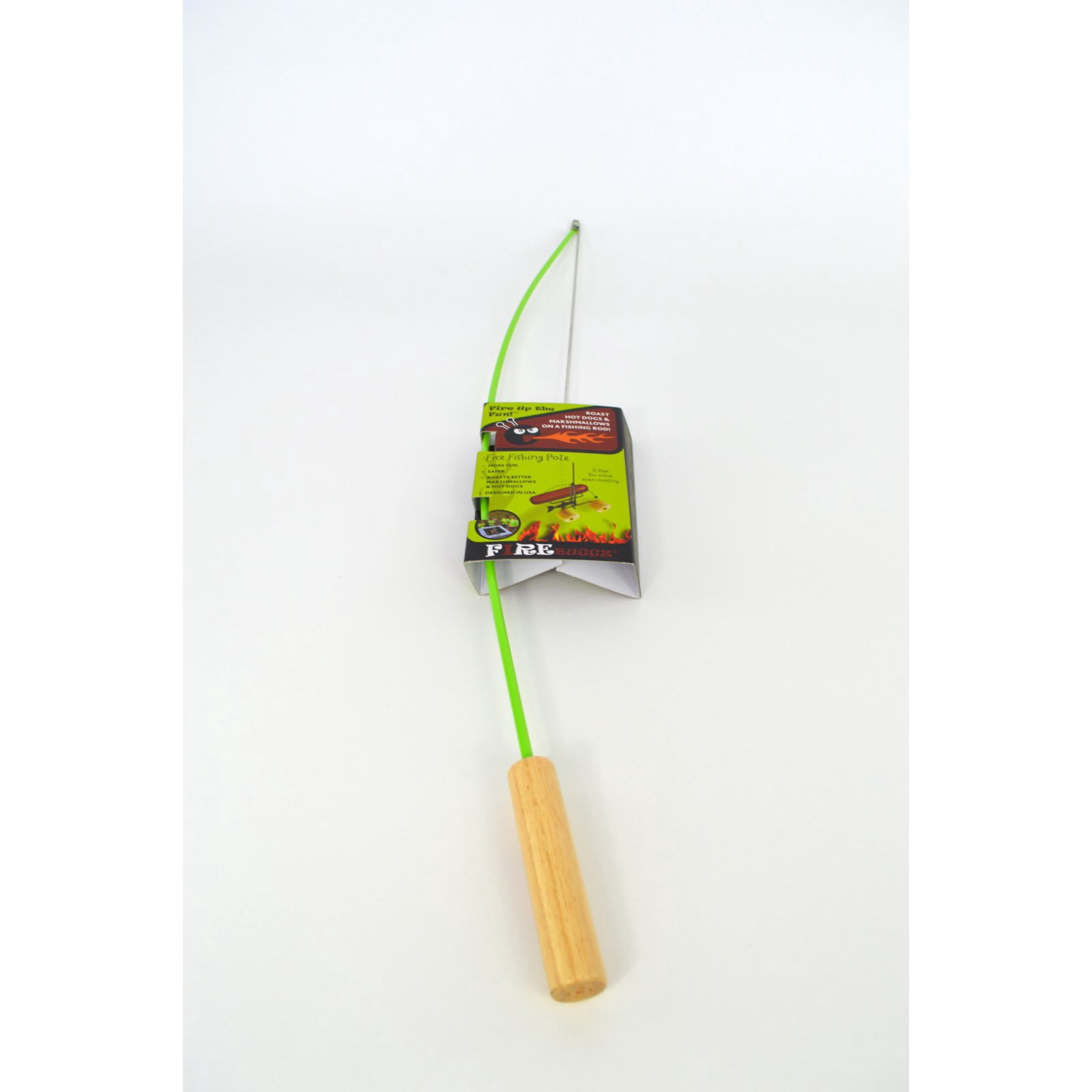 campfire marshmallow fishing pole Fire Two Pack Stainless Steel 34.5﻿ The Fishing Pole Campfire Roaster is the perfect combination of roasting food over a campfire with a unique fishing twist FireBuggz Marshmallow and Hotdog Fishing