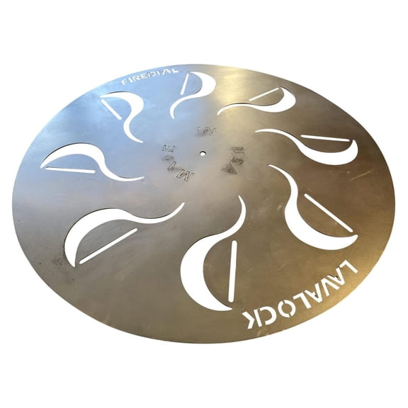 FireDial Baffle Plate Heat Management System for Charcoal BBQ and Barbecue Smokers, UDS, WSM, Kettle (For 18 in. WSM)