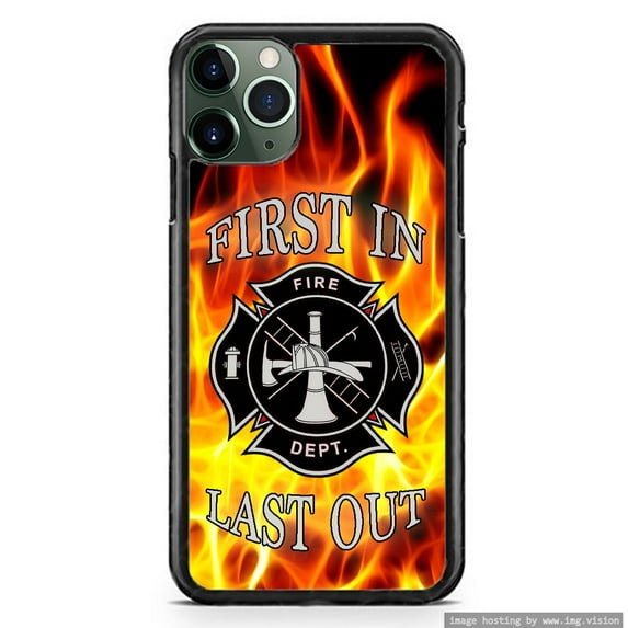 FireFighter First In Last Out Case Slim Shockproof Hard Rubber Custom Case Cover For iPhone 12 Mini