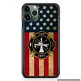thumbnail image 1 of FireFighter Phone Case America USA Flag Slim Shockproof Hard Rubber Custom Case Cover For iPhone 11 Pro Max, 1 of 5