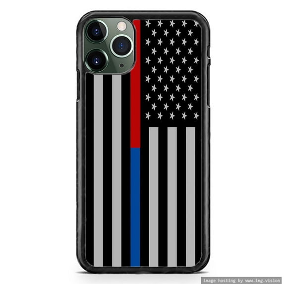 FireFighter Police First Responders USA American Flag Slim Shockproof Custom Case Cover For iPhone 13 Pro