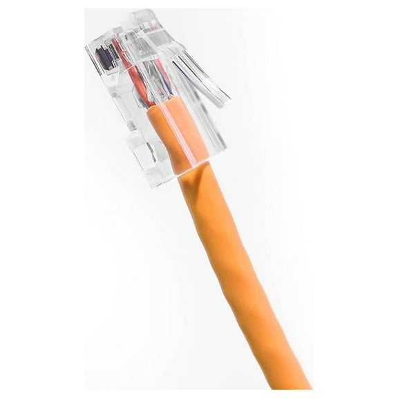 FireFold Cat5e Ethernet Patch Cable Yellow 6ft with Gold Plated RJ45 Connectors  350 MHz High Performance Patch Cord  4 UTP 24 AWG Stranded Copper Pure Conductors with PVC Jacket
