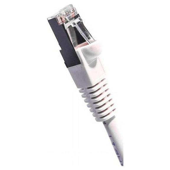 FireFold Cat6 Ethernet Shielded Patch Cable 0.5ft White Internet Cable 600MHZ - Snagless Boot Long Ethernet SSTP Cable High Speed Ethernet Cable - Constructed of 4 UTP 24AWG Stranded Pure Copper Wire