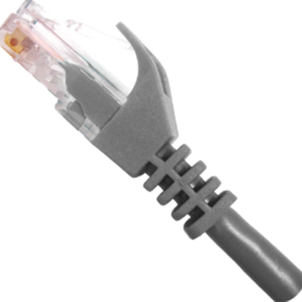 FireFold Cat6 Ethernet Shielded Patch Cable 10ft Gray Internet Cable 600MHZ - Snagless Boot Long Ethernet SSTP Cable High Speed Ethernet Cable - Constructed of 4 UTP 24AWG Stranded Pure Copper Wire