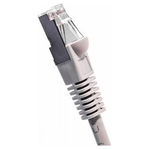 FireFold Cat6 Ethernet Shielded Patch Cable 1ft Gray Internet Cable 600MHZ - Snagless Boot Long Ethernet SSTP Cable High Speed Ethernet Cable - Constructed of 4 UTP 24AWG Stranded Pure Copper Wire