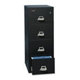 thumbnail image 1 of Fireking 4-2125-cbl. UL 350 Degree for Fire Four-Drawer Vertical Legal File Cabinet, 20.8 W x 25 D x 52.75 H in, Black, 1 of 2