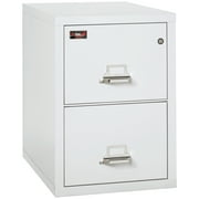 FireKing Arctic White 2 Hour Fire Resistant File Cabinet - 2 Drawer Letter 31" depth