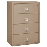 FireKing Taupe Fire Resistant File Cabinet - 4 Drawer Lateral 38" wide
