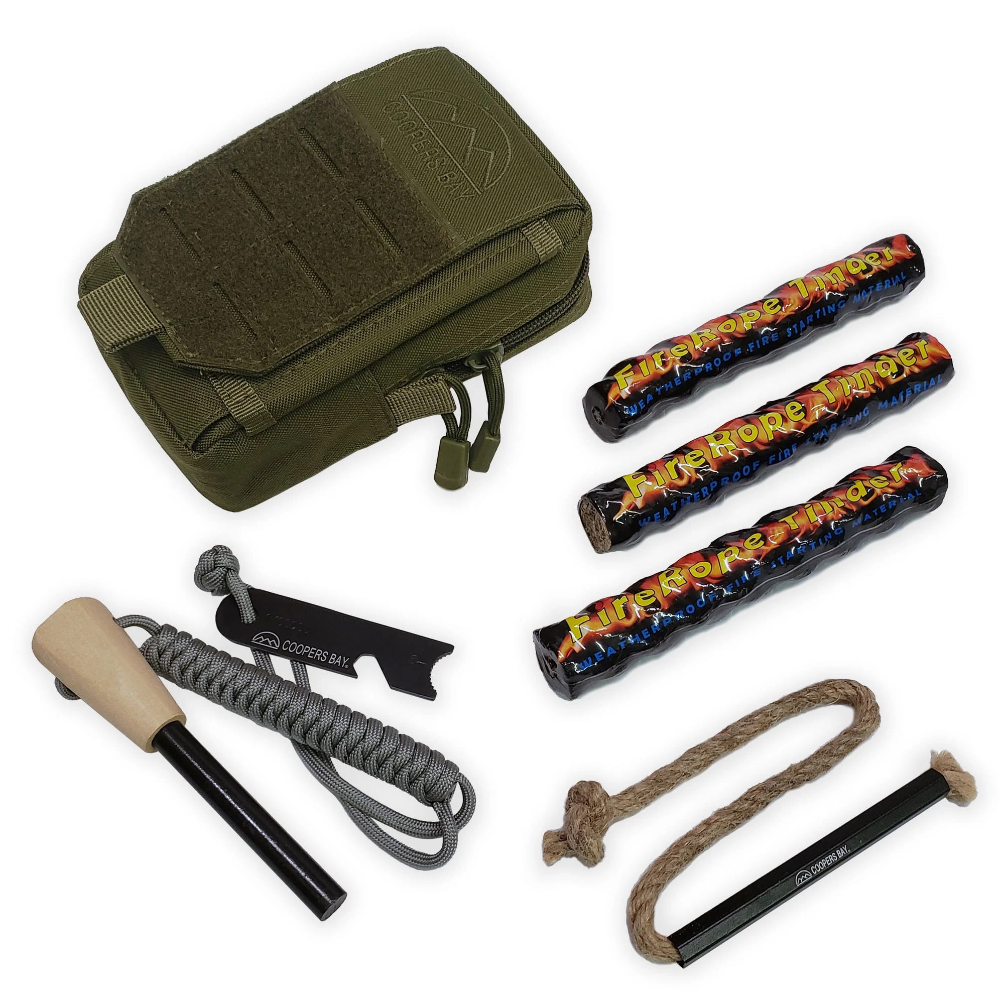 FireStorm™Plus Complete Ferro Rod Fire Starter Kit