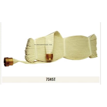 Croker 1-1/2" NST X 100ft Fire Rack Hose – Polyester Lined, 500 PSI Test – Made In USA