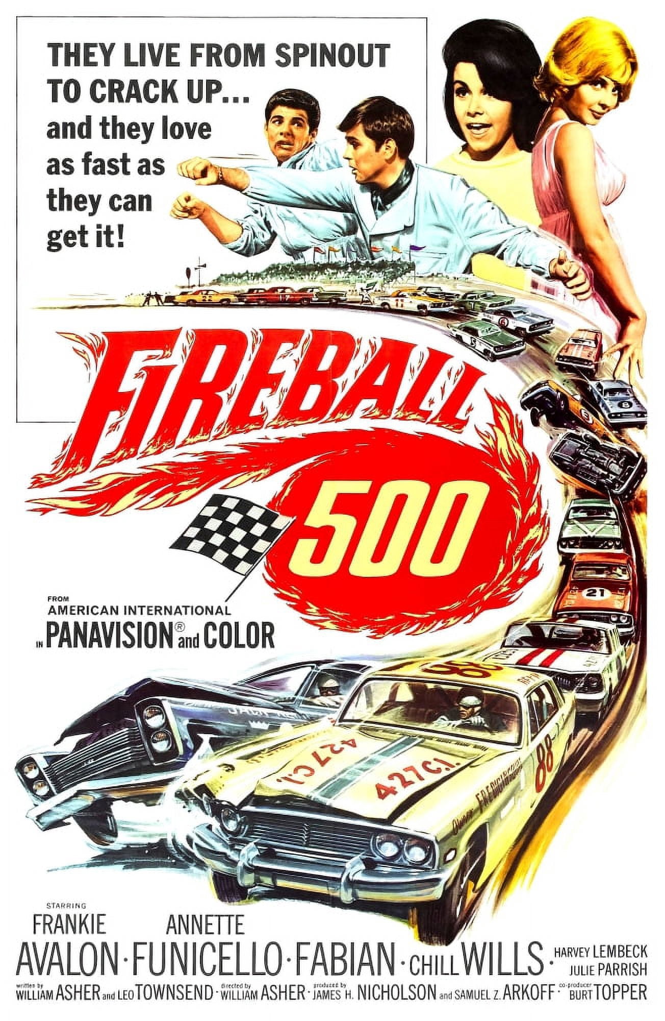 Fireball 500 Canvas Art - (11 x 17)