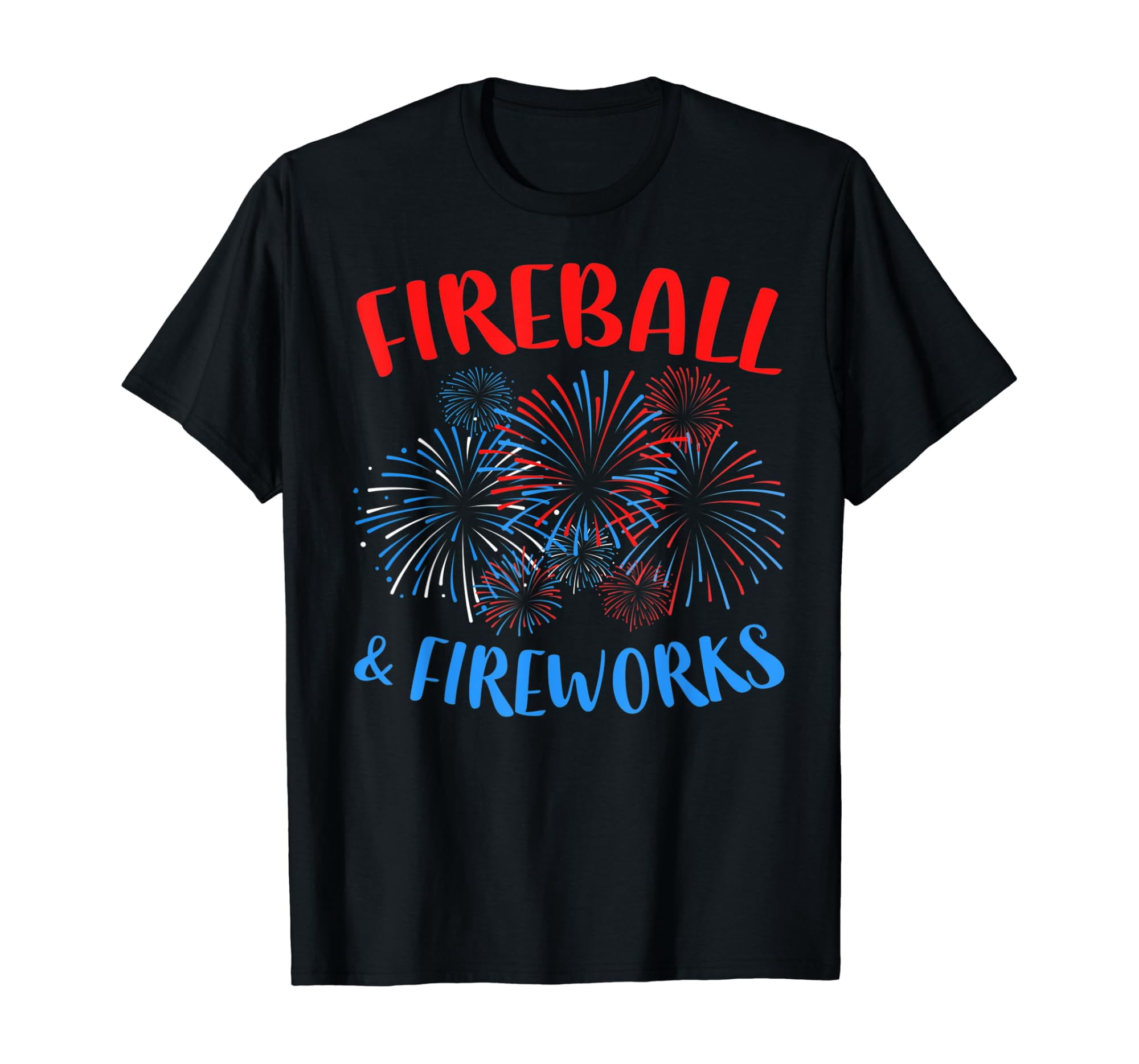 Fireball De Fireball And Fireworks 4Th Of July T-Shirt - Walmart.com